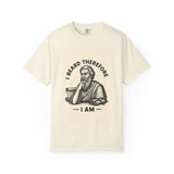 Unisex Garment-Dyed Tee | I Beard Therefore I Am image 1