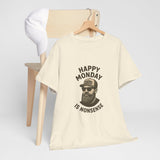 Stylish Unisex Cotton Tee - 'Happy Monday is Nonsense' image 14