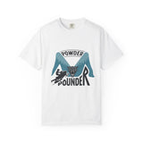 Powder Pounder T-Shirt, Unisex Ski Tee image 1