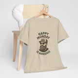 Stylish Unisex Cotton Tee - 'Happy Monday is Nonsense' image 6